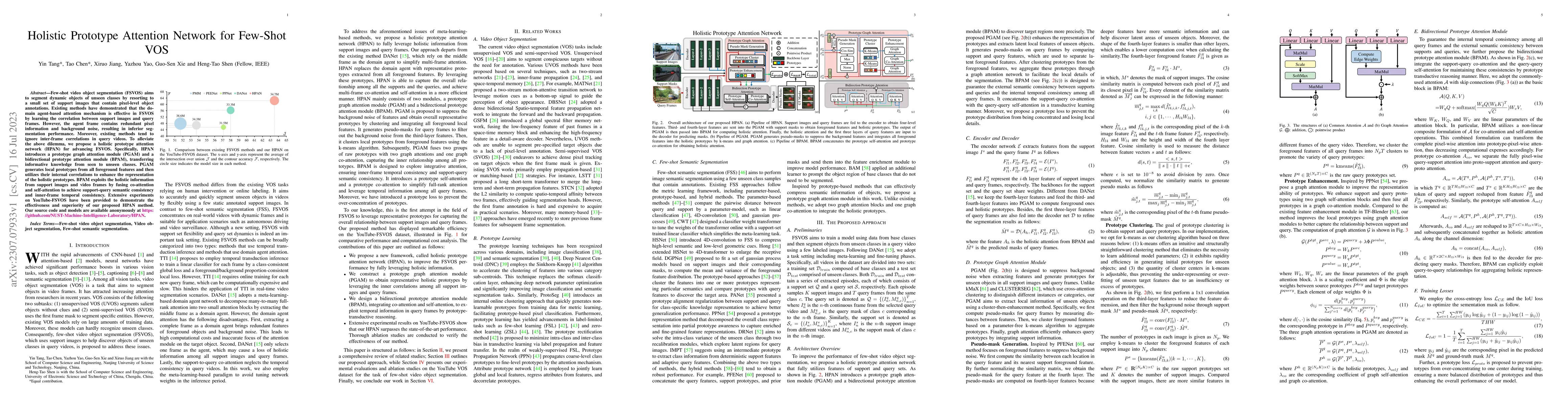 Thumbnail for Holistic Prototype Attention Network for Few-Shot VOS