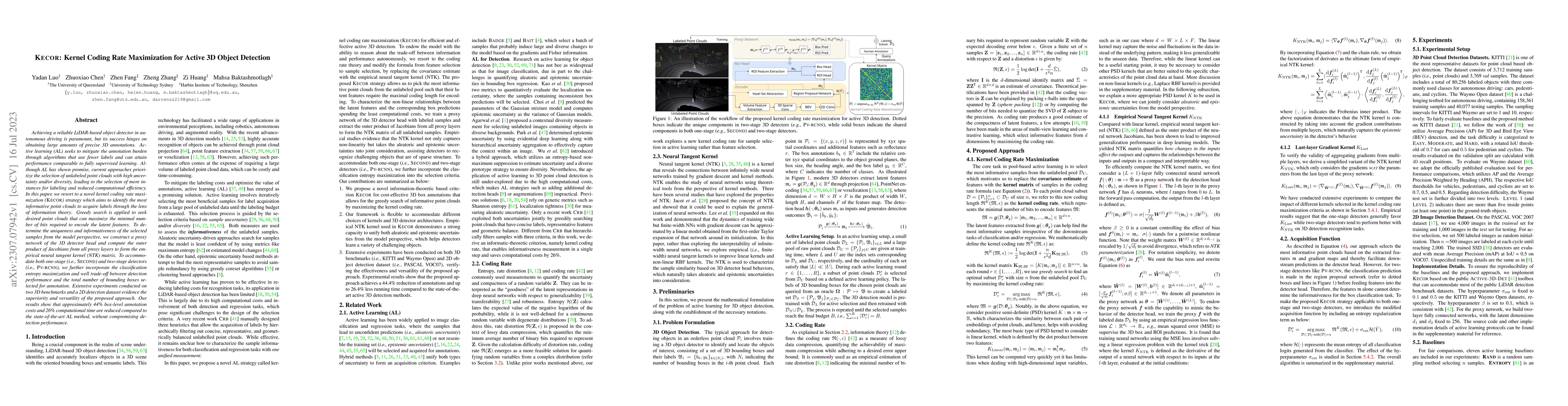 Thumbnail for KECOR: Kernel Coding Rate Maximization for Active 3D Object Detection