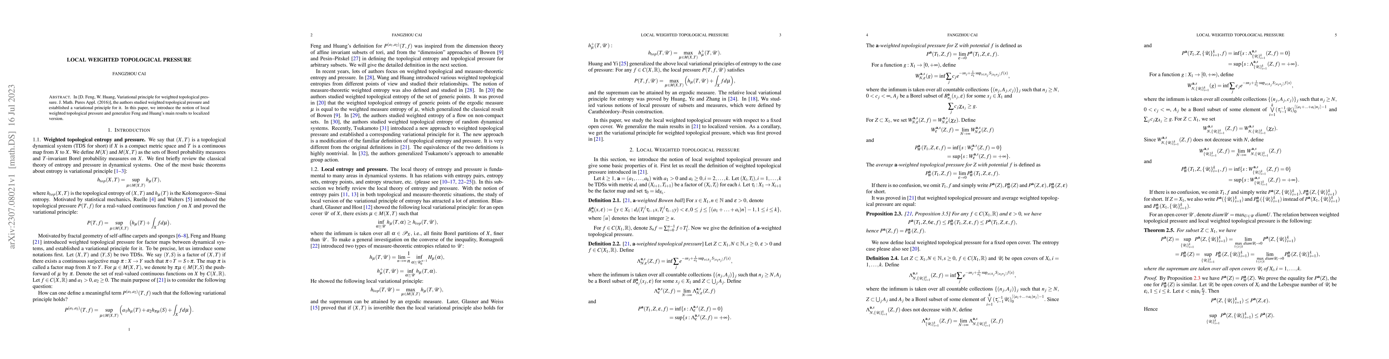 Thumbnail for Local weighted topological pressure