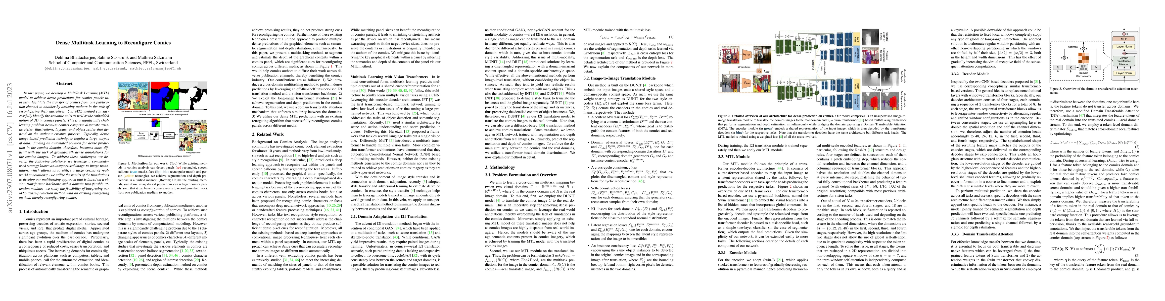 Thumbnail for Dense Multitask Learning to Reconfigure Comics