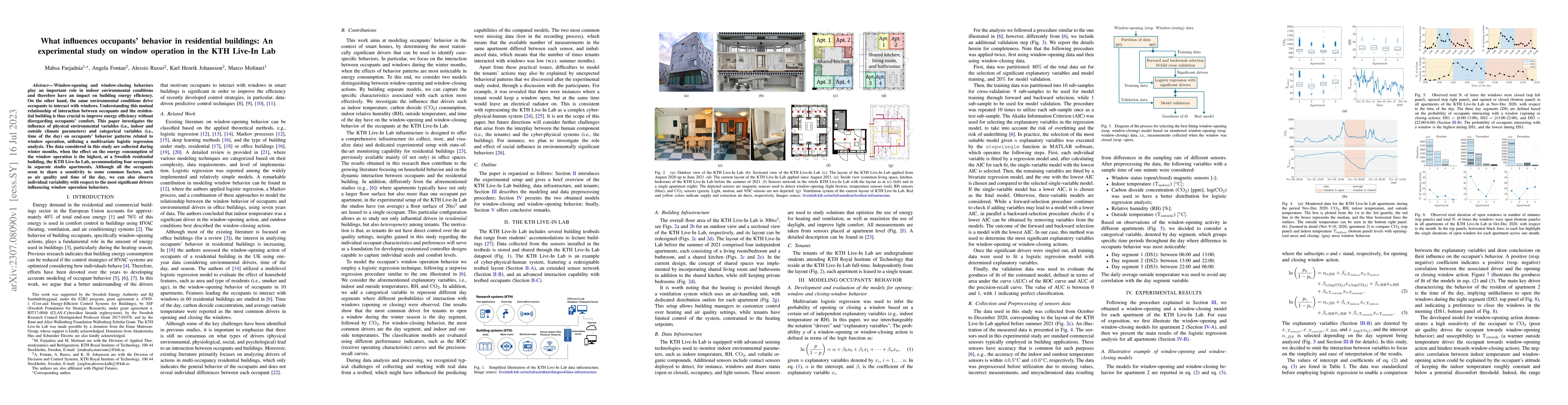 Thumbnail for What influences occupants' behavior in residential buildings: An
  experimental study on window operation in the KTH Live-In Lab