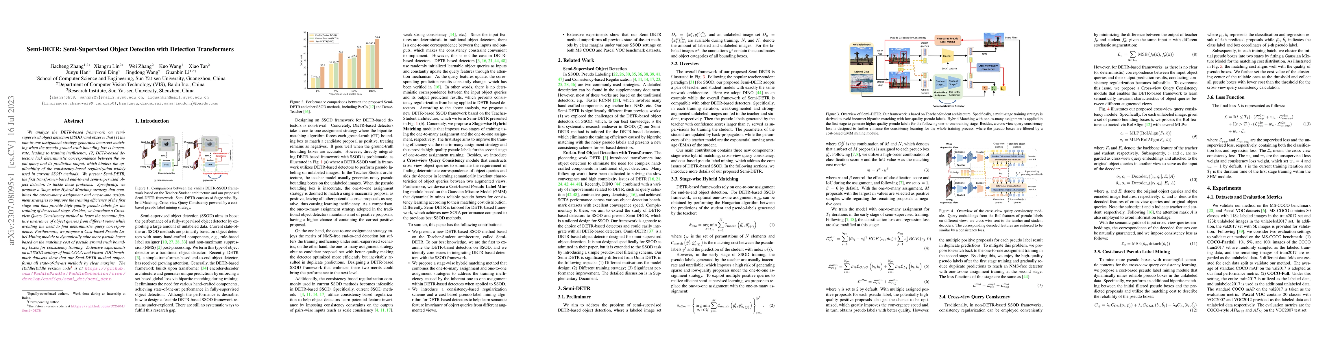 Thumbnail for Semi-DETR: Semi-Supervised Object Detection with Detection Transformers