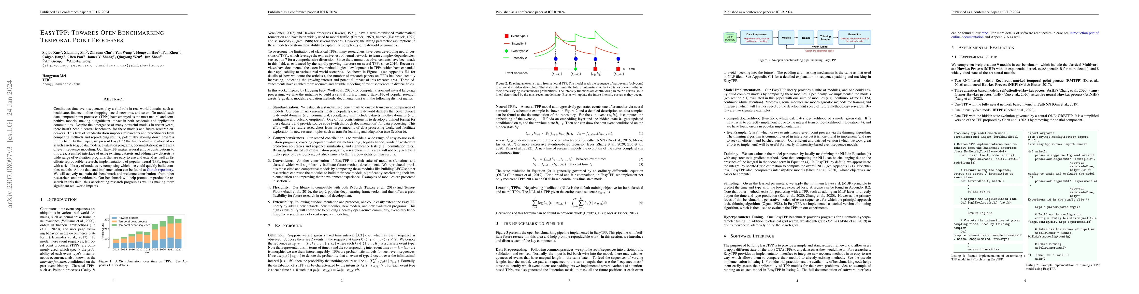 Thumbnail for EasyTPP: Towards Open Benchmarking Temporal Point Processes