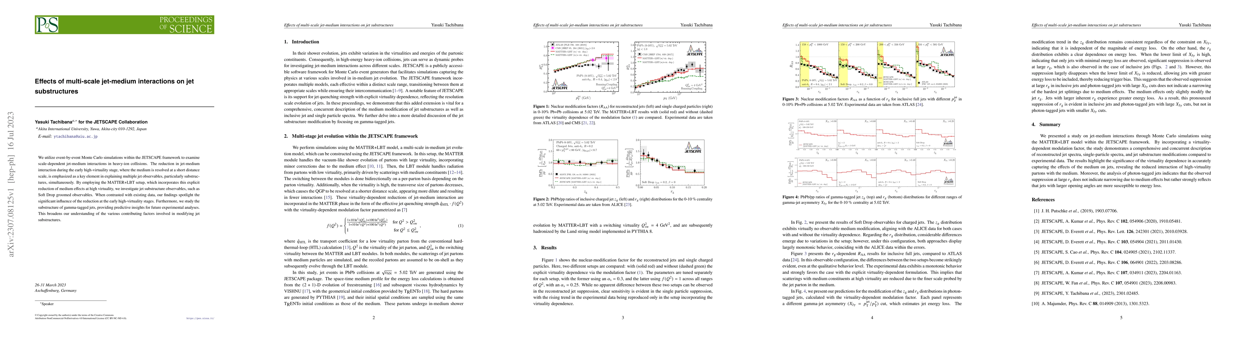 Thumbnail for Effects of multi-scale jet-medium interactions on jet substructures