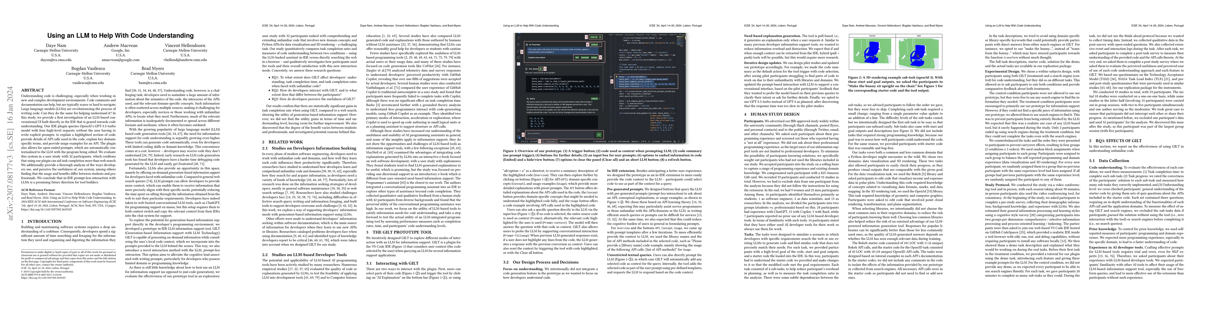 Thumbnail for Using an LLM to Help With Code Understanding