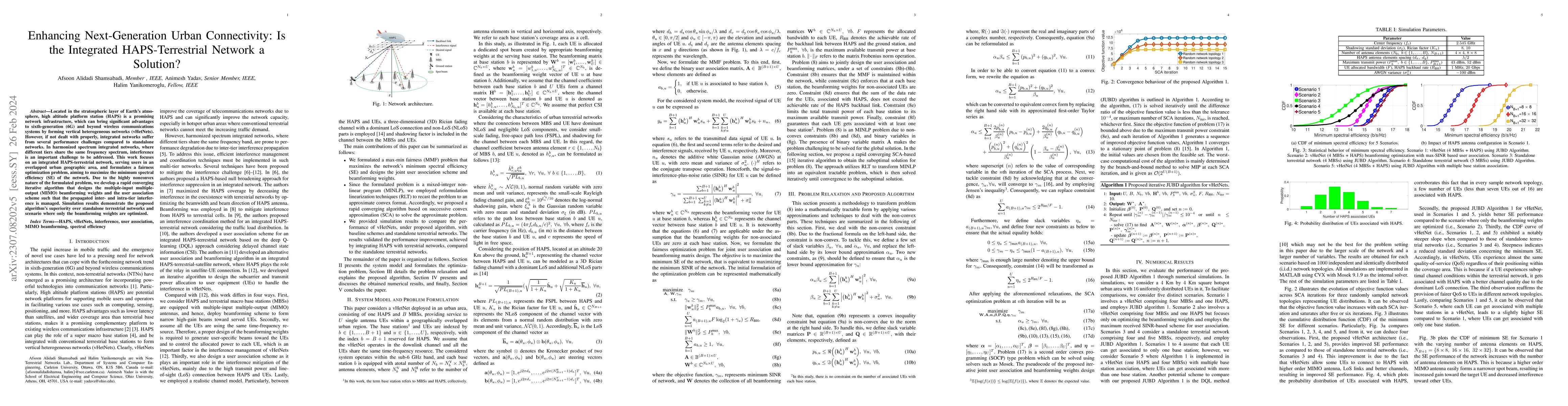 Thumbnail for Enhancing Next-Generation Urban Connectivity: Is the Integrated
  HAPS-Terrestrial Network a Solution?