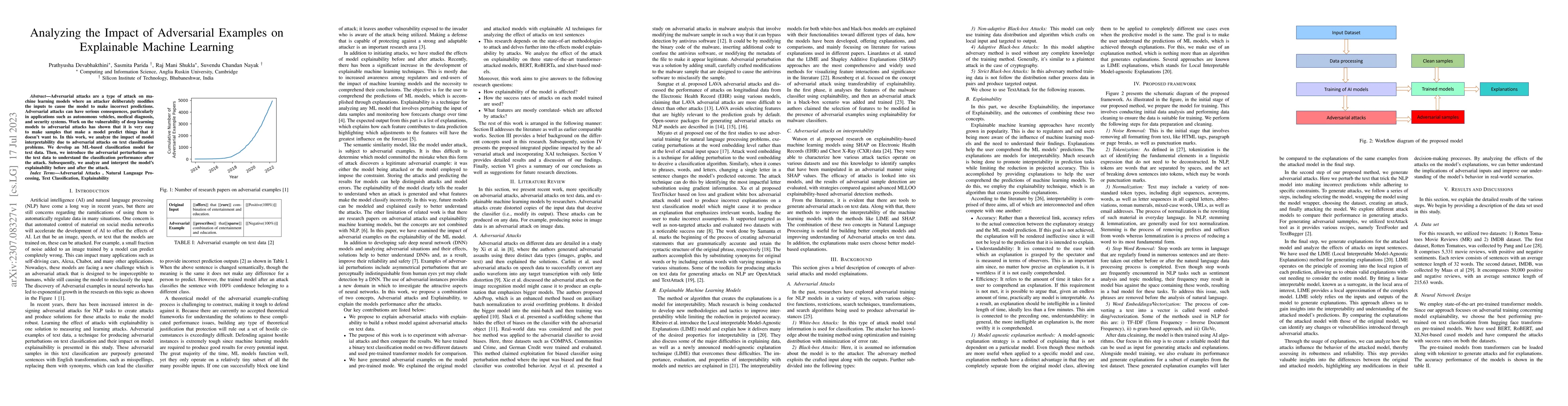 Thumbnail for Analyzing the Impact of Adversarial Examples on Explainable Machine
  Learning