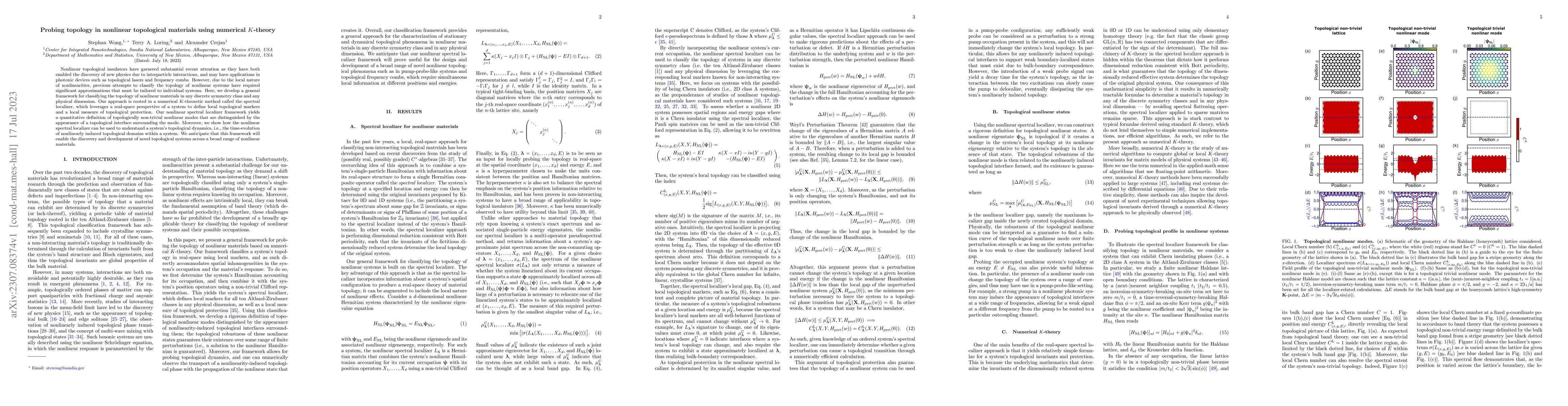 Thumbnail for Probing topology in nonlinear topological materials using numerical
  $K$-theory