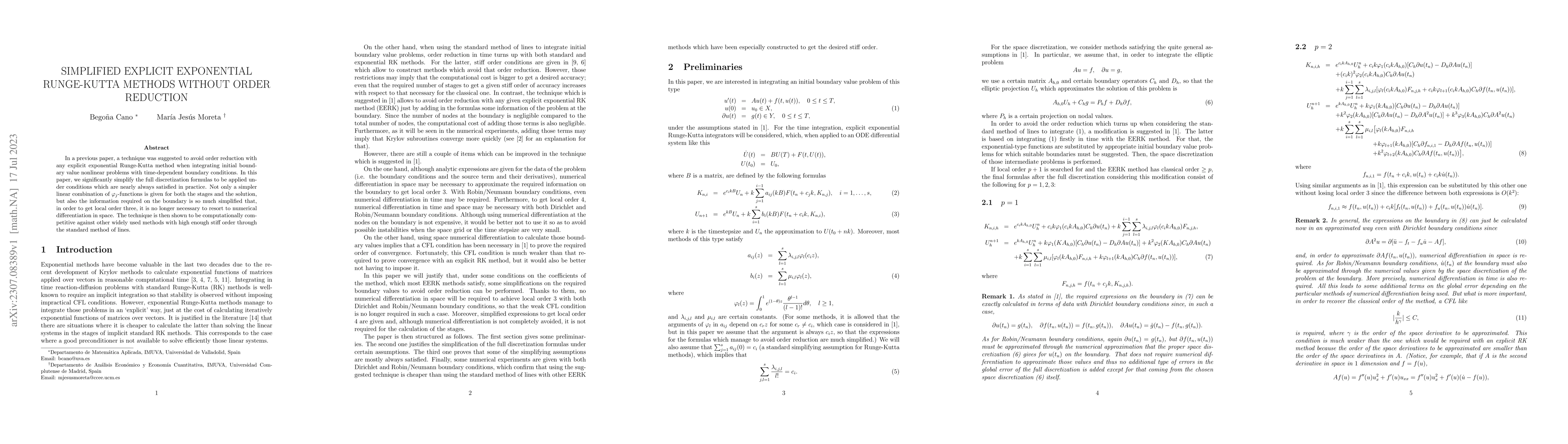 Thumbnail for Simplified explicit exponential Runge-Kutta methods without order
  reduction