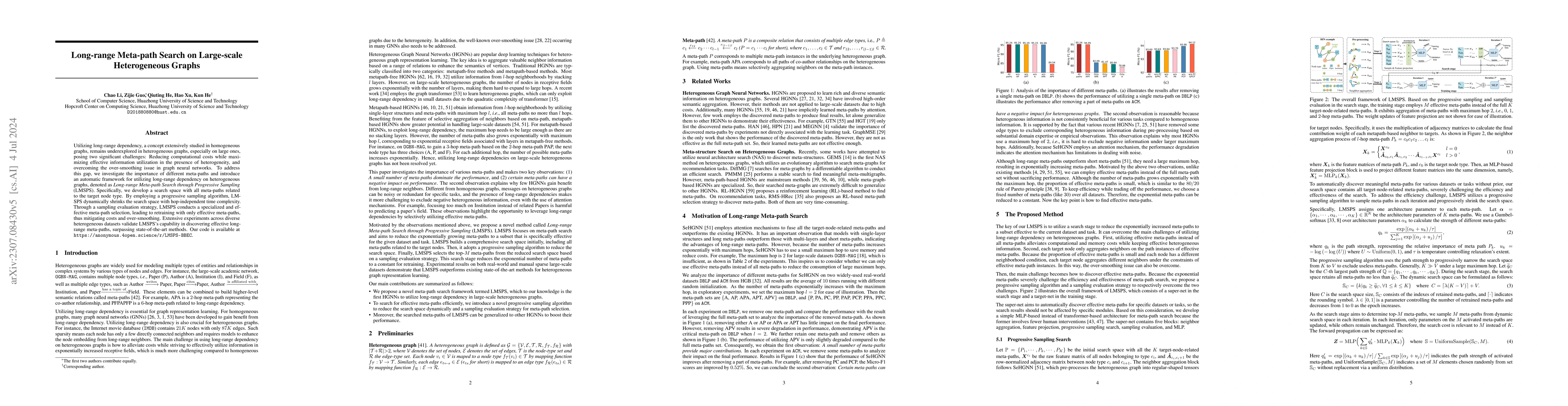 Thumbnail for Long-range Meta-path Search on Large-scale Heterogeneous Graphs