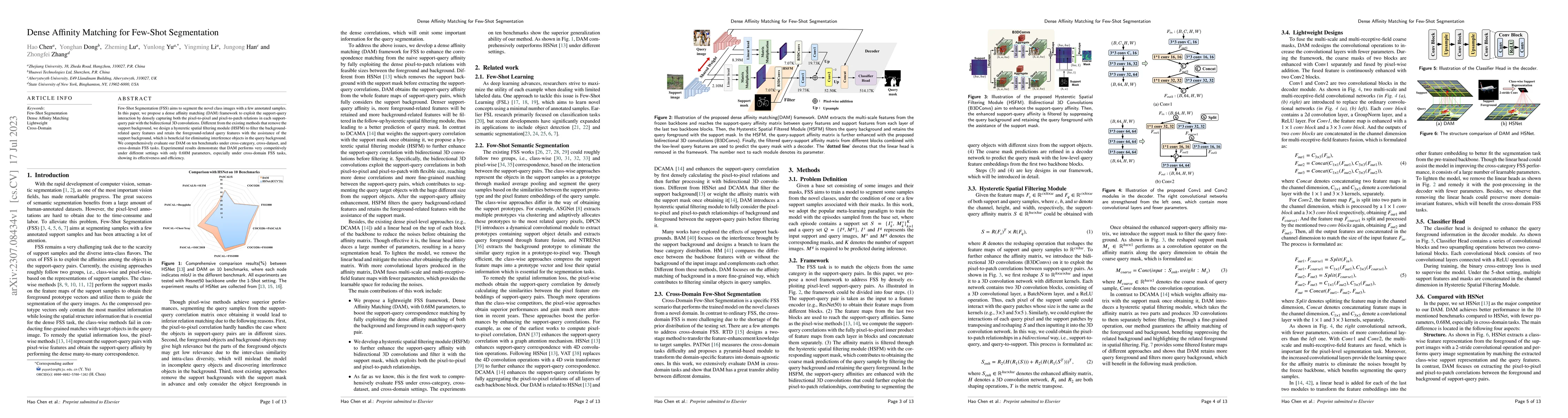 Thumbnail for Dense Affinity Matching for Few-Shot Segmentation