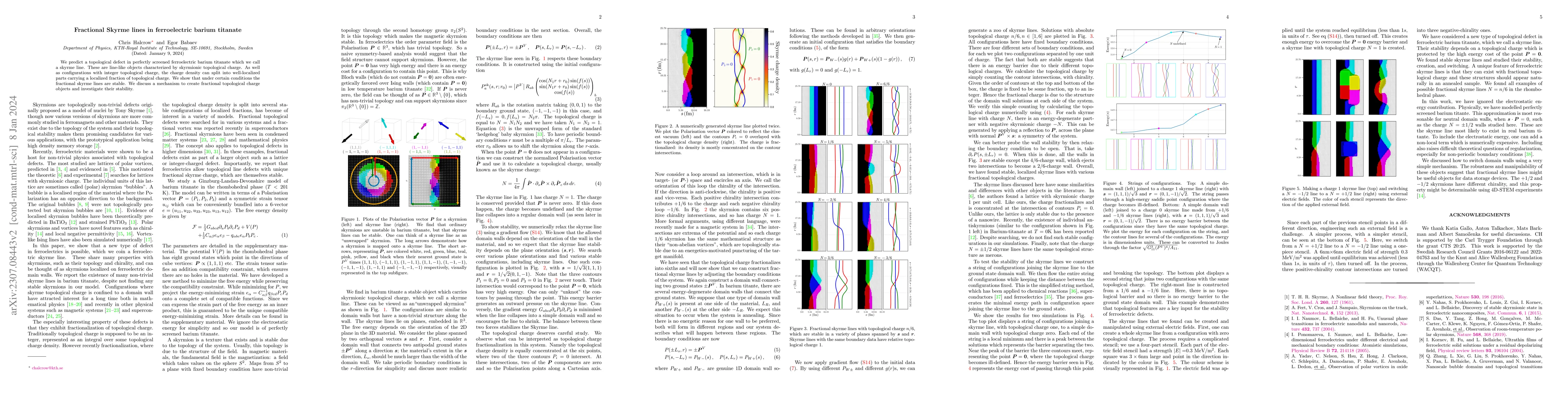 Thumbnail for Fractional Skyrme lines in ferroelectric barium titanate