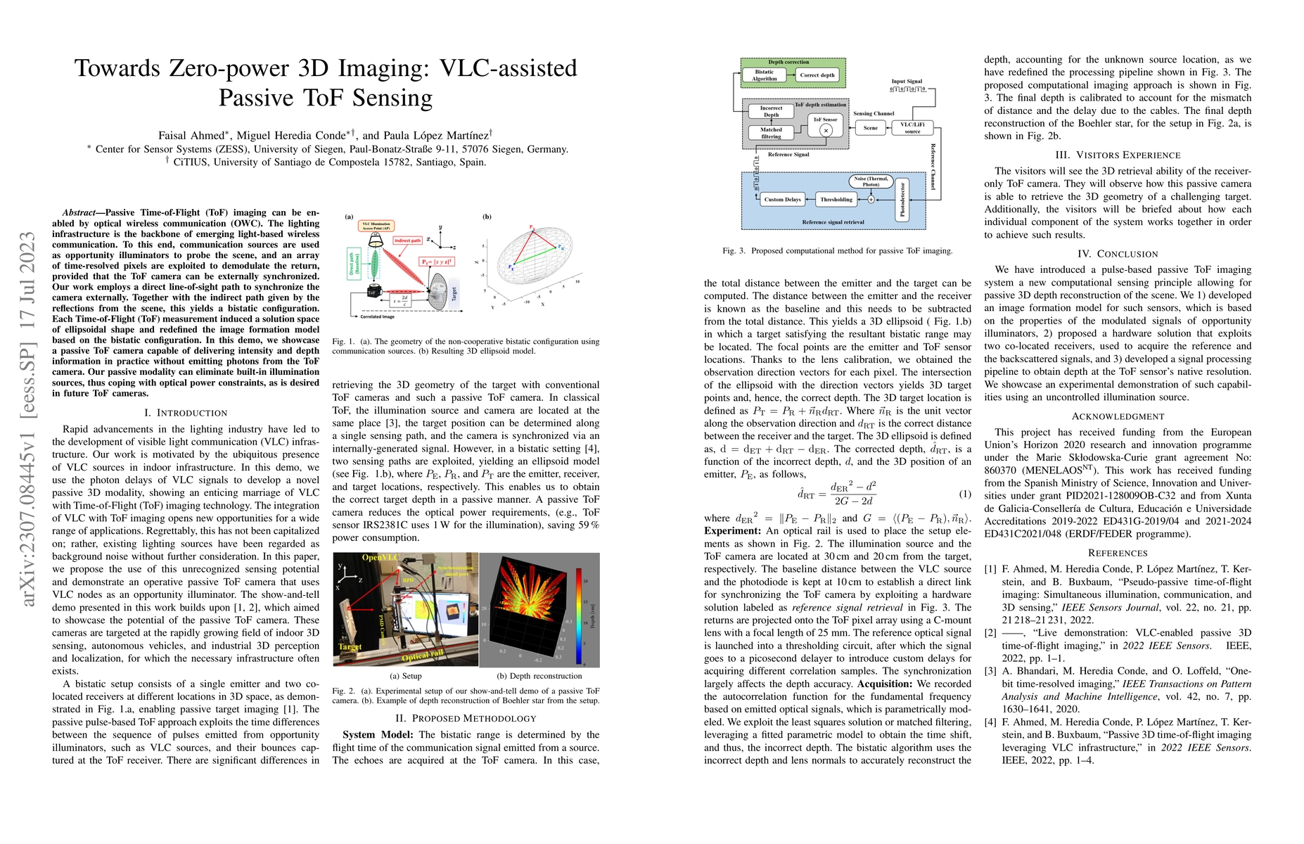 Thumbnail for Towards Zero-power 3D Imaging: VLC-assisted Passive ToF Sensing