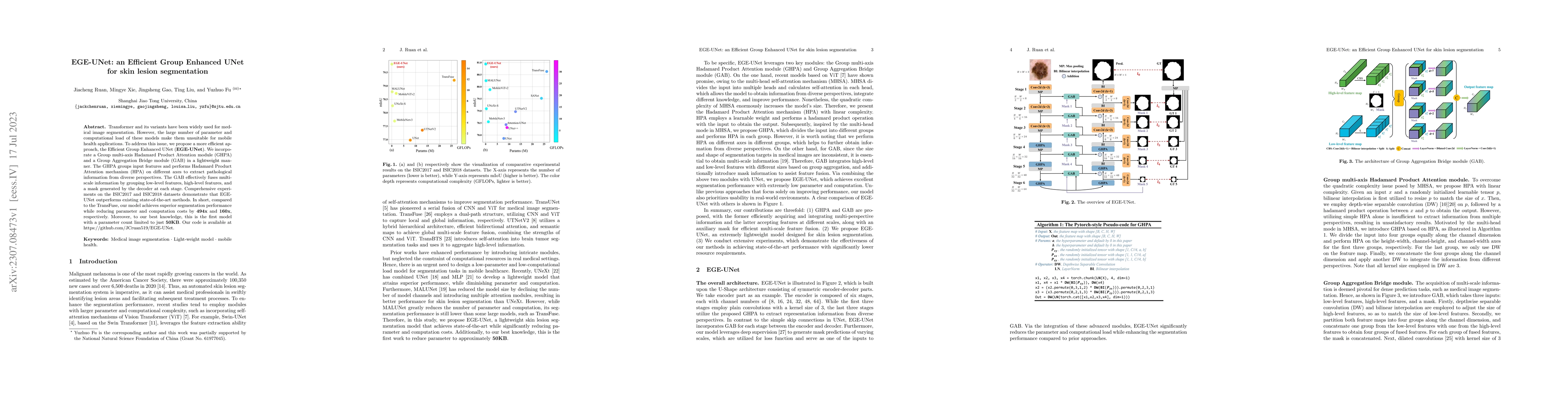 Thumbnail for EGE-UNet: an Efficient Group Enhanced UNet for skin lesion segmentation