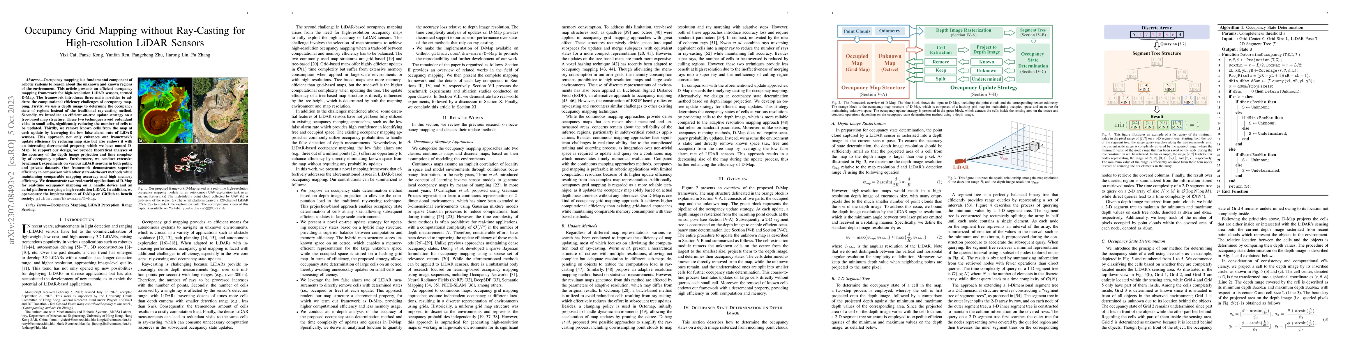 Thumbnail for Occupancy Grid Mapping without Ray-Casting for High-resolution LiDAR
  Sensors