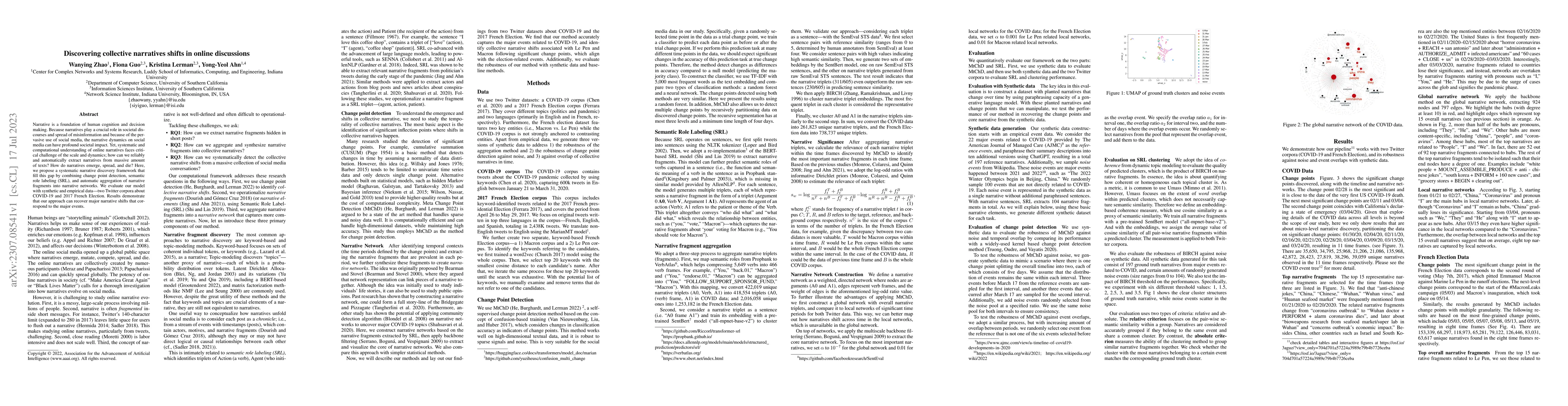 Thumbnail for Discovering collective narratives shifts in online discussions