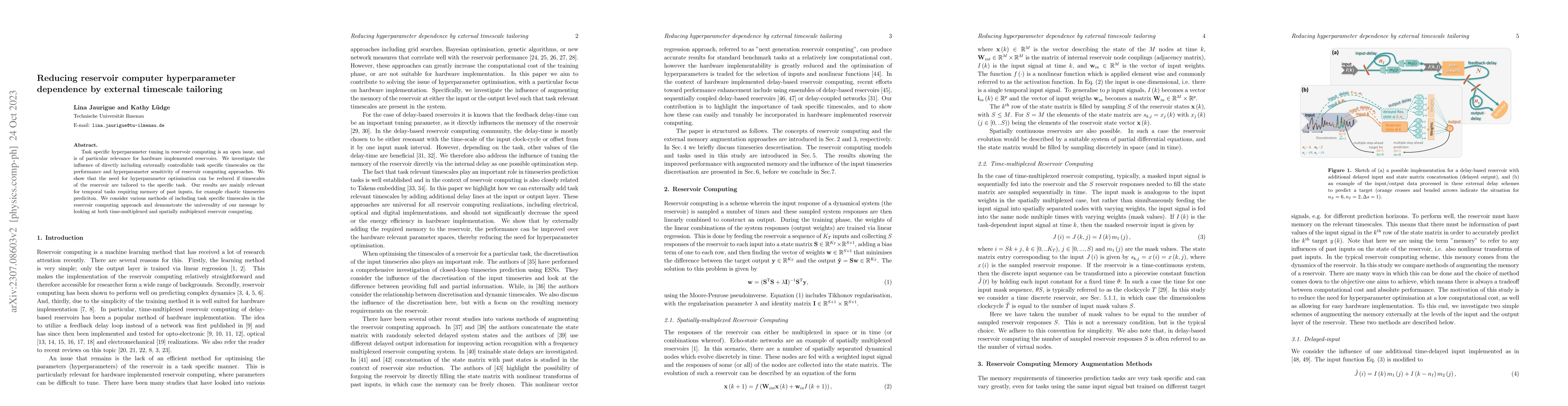 Thumbnail for Reducing hyperparameter dependence by external timescale tailoring