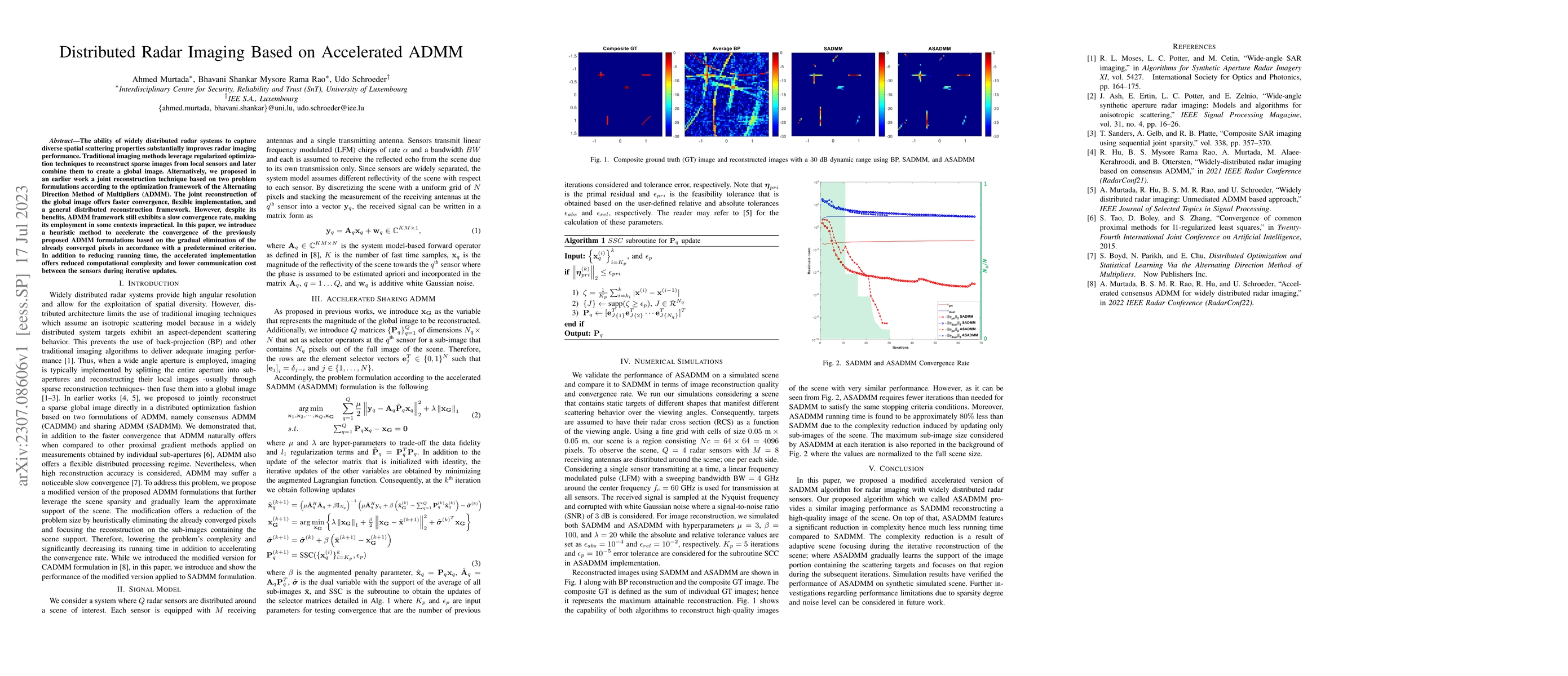 Thumbnail for Distributed Radar Imaging Based on Accelerated ADMM