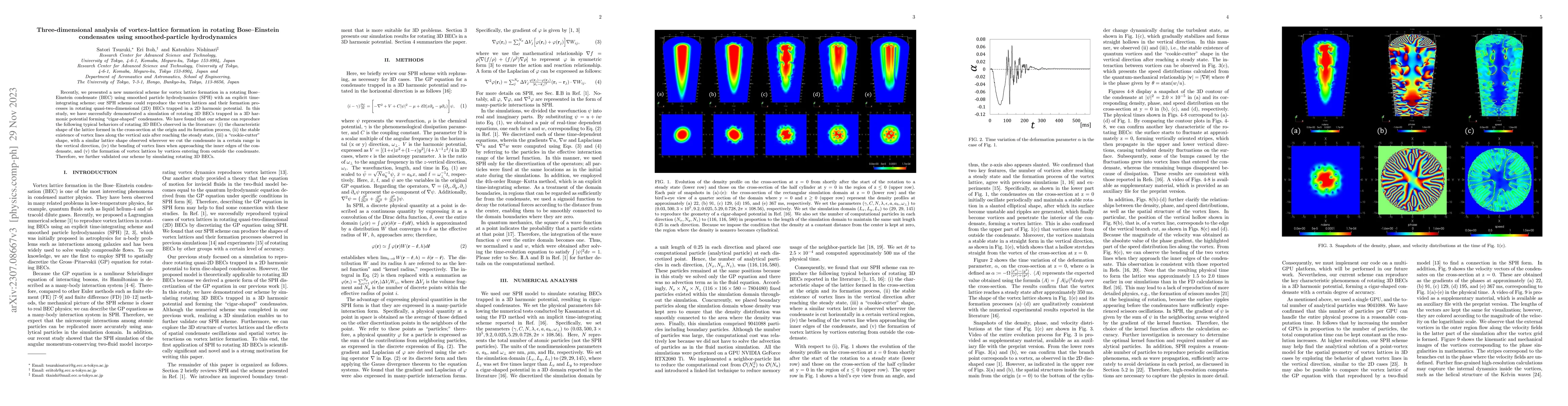 Thumbnail for Three-dimensional analysis of vortex-lattice formation in rotating
  Bose-Einstein condensates using smoothed-particle hydrodynamics