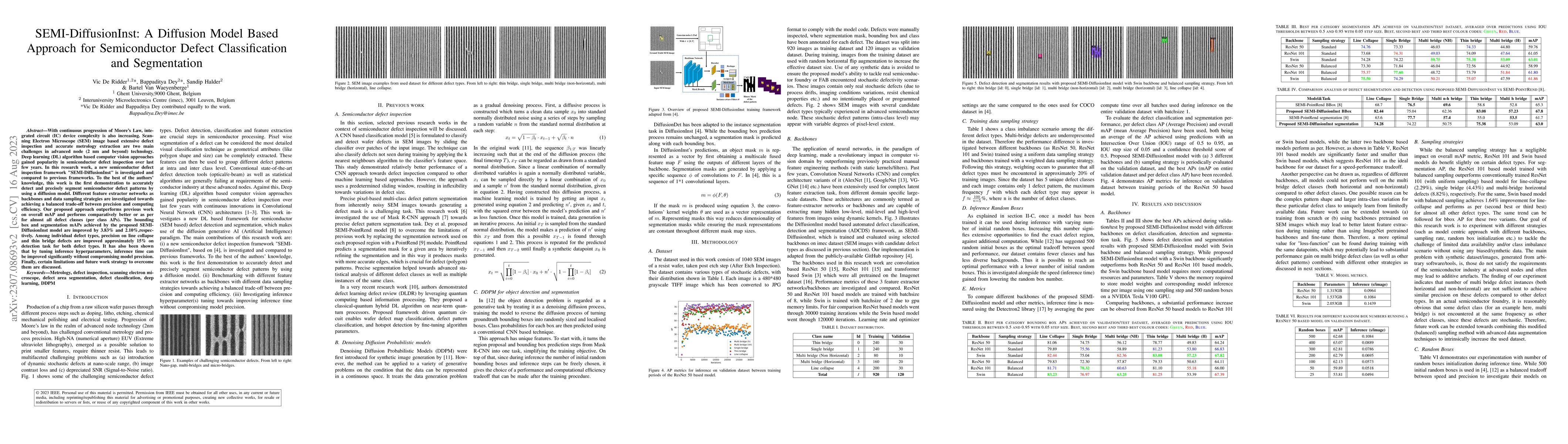 Thumbnail for SEMI-DiffusionInst: A Diffusion Model Based Approach for Semiconductor
  Defect Classification and Segmentation