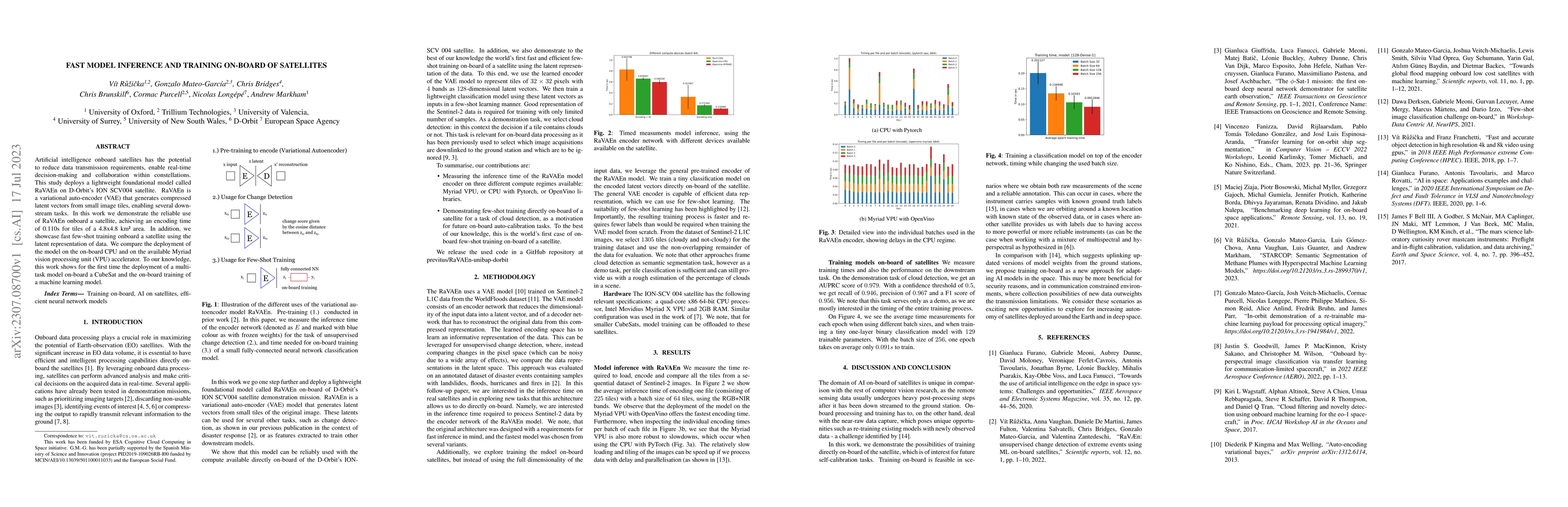Thumbnail for Fast model inference and training on-board of Satellites