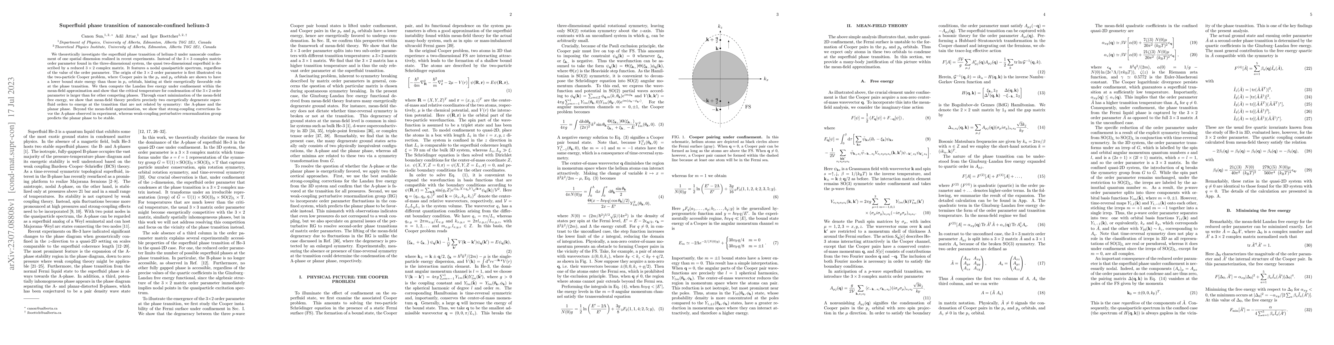 Thumbnail for Superfluid phase transition of nanoscale-confined helium-3