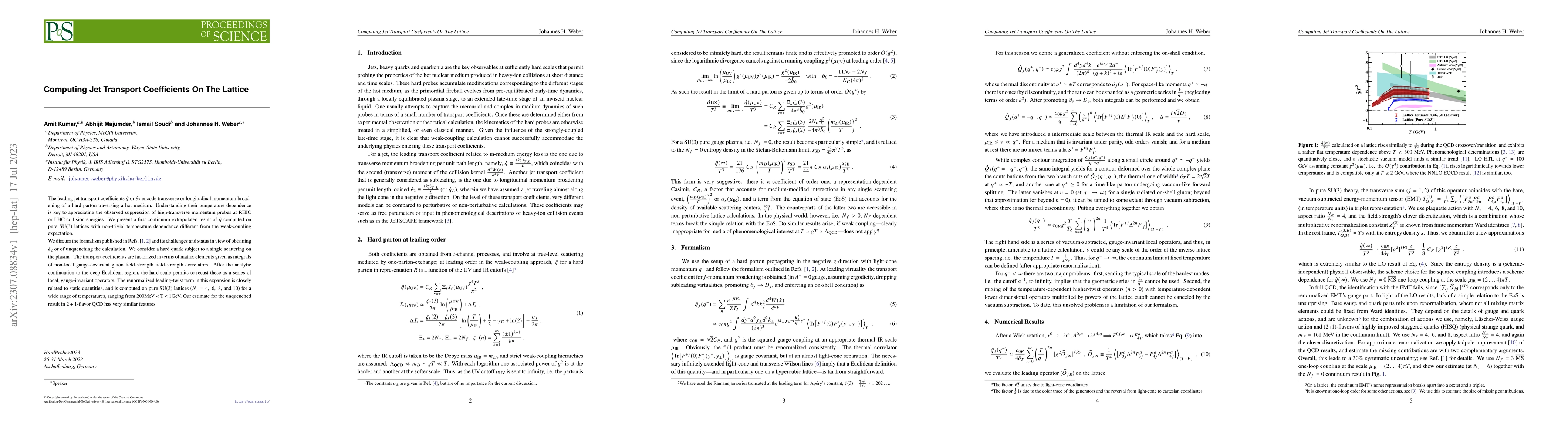 Thumbnail for Computing Jet Transport Coefficients On The Lattice