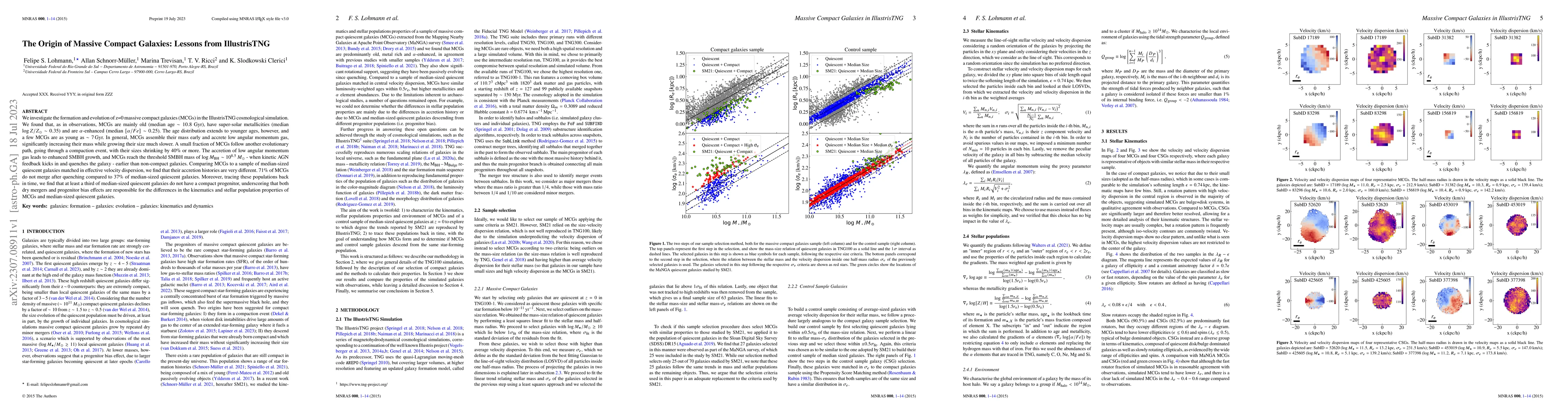 Thumbnail for The Origin of Massive Compact Galaxies: Lessons from IllustrisTNG