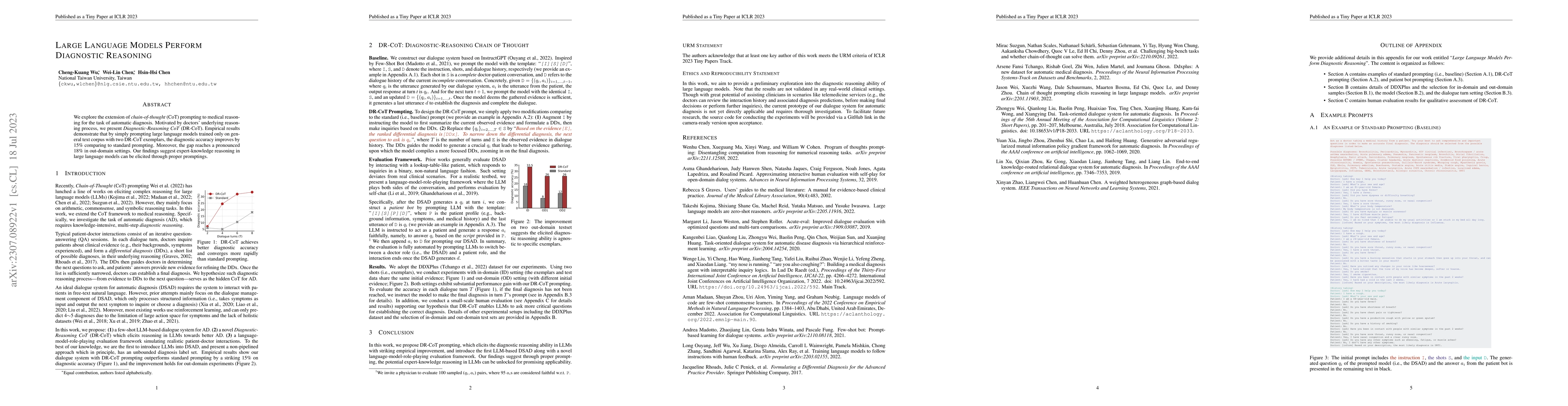 Thumbnail for Large Language Models Perform Diagnostic Reasoning