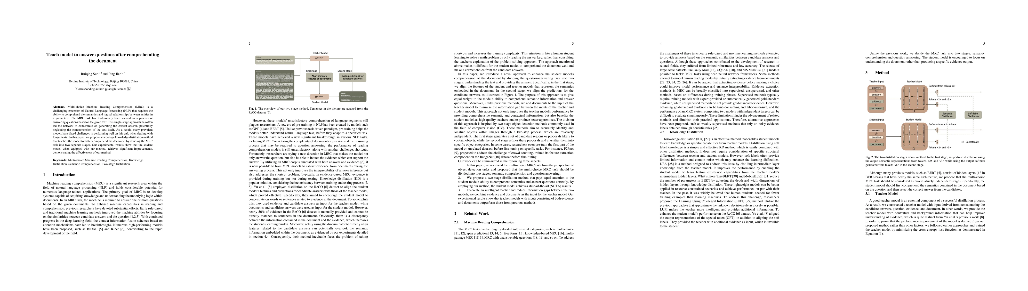 Thumbnail for Teach model to answer questions after comprehending the document