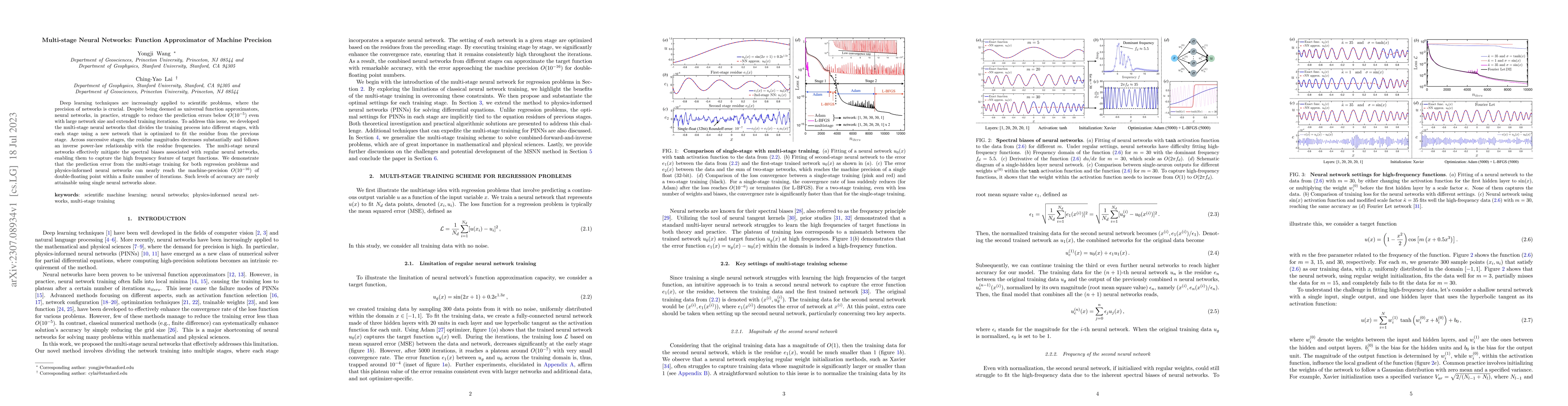 Thumbnail for Multi-stage Neural Networks: Function Approximator of Machine Precision