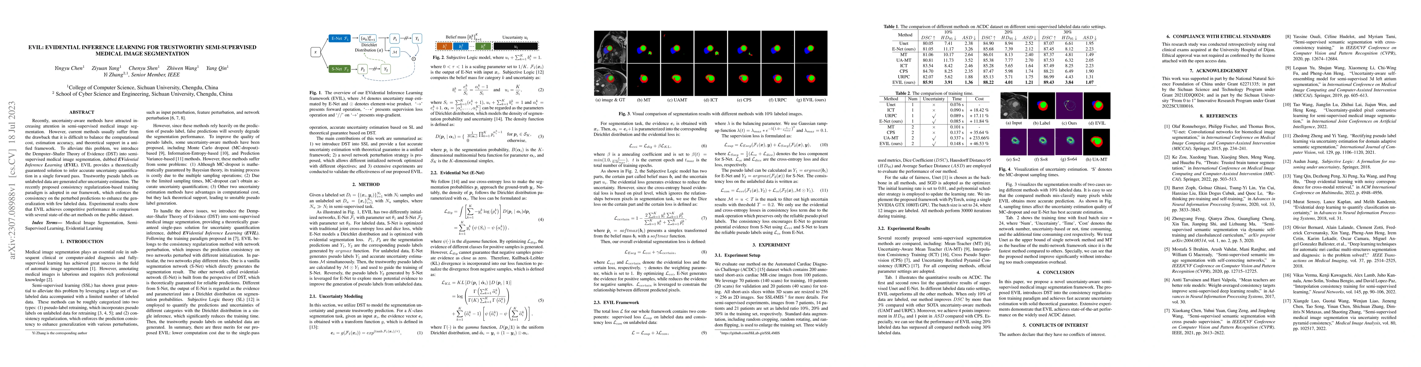 Thumbnail for EVIL: Evidential Inference Learning for Trustworthy Semi-supervised
  Medical Image Segmentation