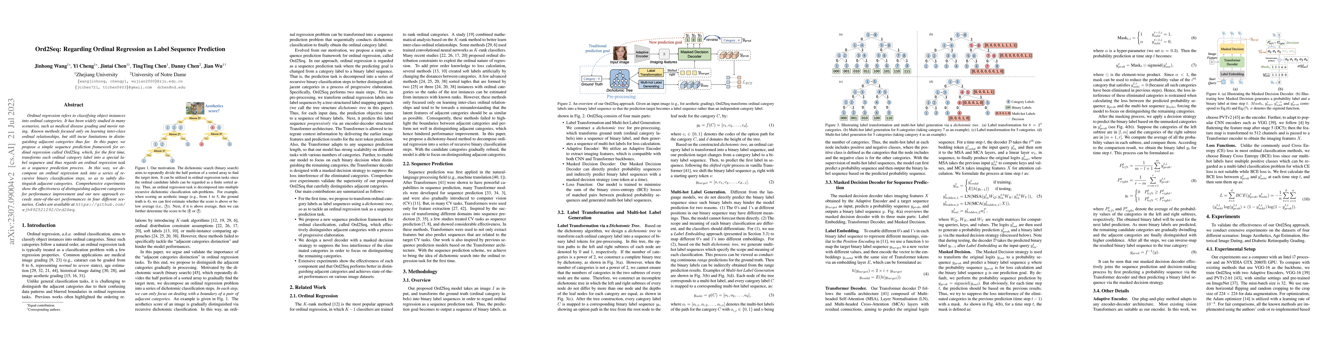 Thumbnail for Ord2Seq: Regarding Ordinal Regression as Label Sequence Prediction