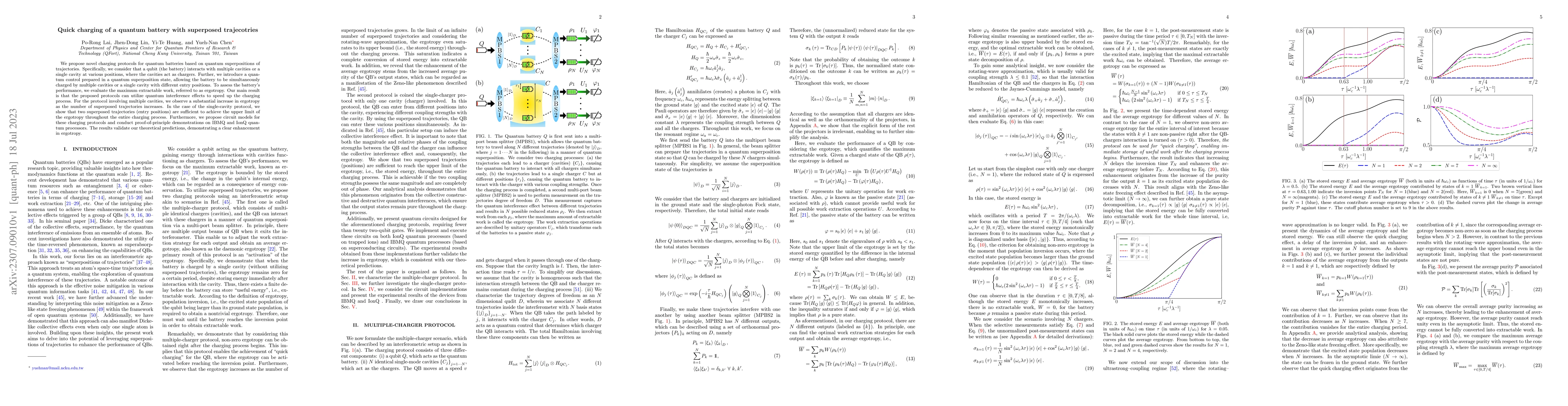 Thumbnail for Quick charging of a quantum battery with superposed trajecotries