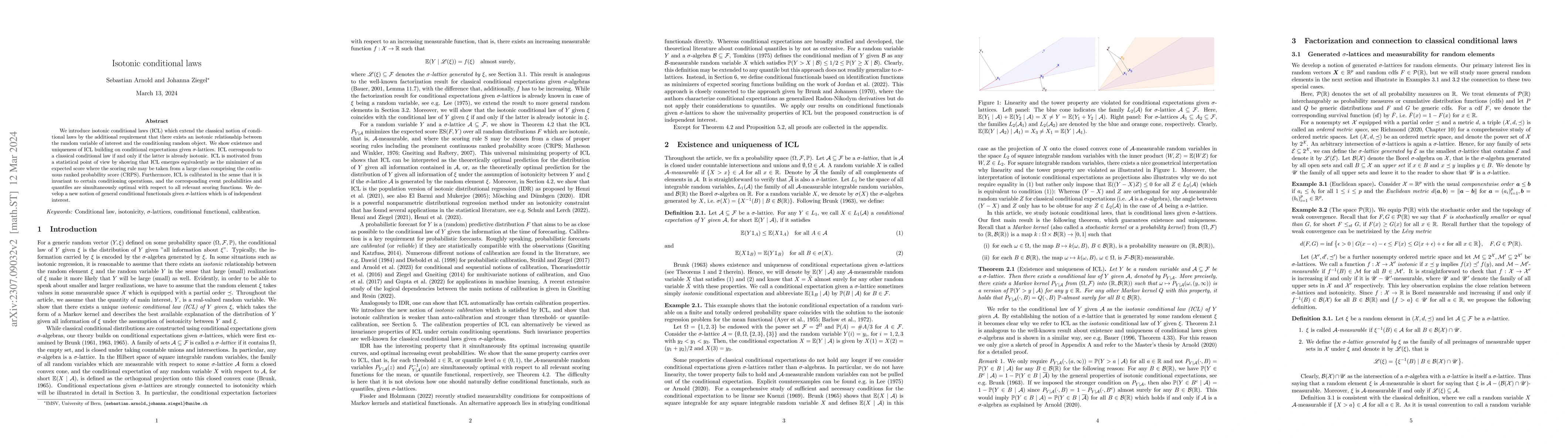 Thumbnail for Isotonic conditional laws