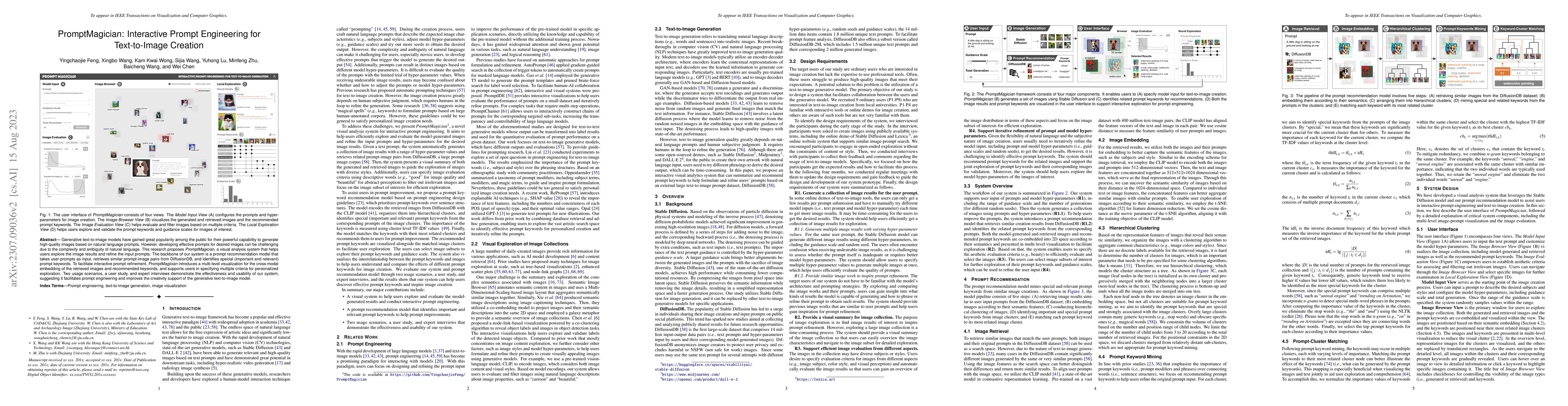 Thumbnail for PromptMagician: Interactive Prompt Engineering for Text-to-Image
  Creation