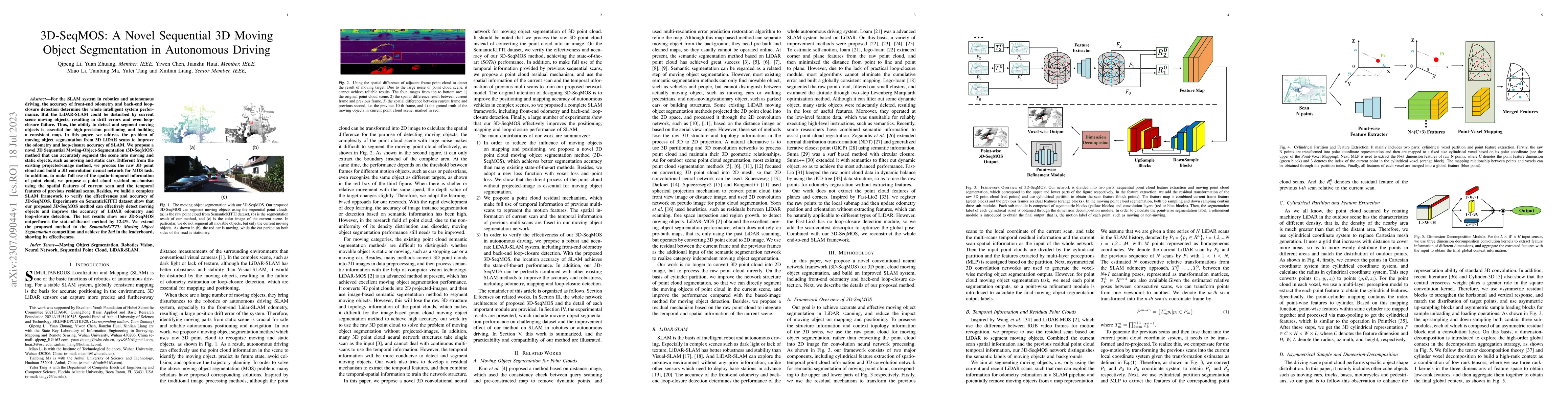 Thumbnail for 3D-SeqMOS: A Novel Sequential 3D Moving Object Segmentation in
  Autonomous Driving