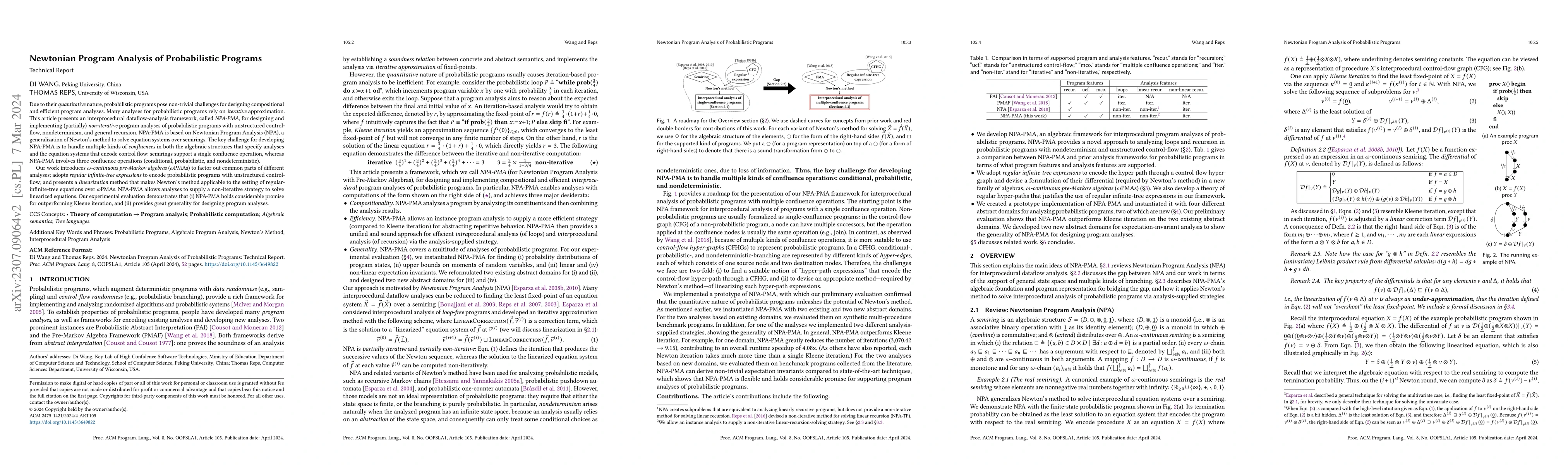Thumbnail for Newtonian Program Analysis of Probabilistic Programs