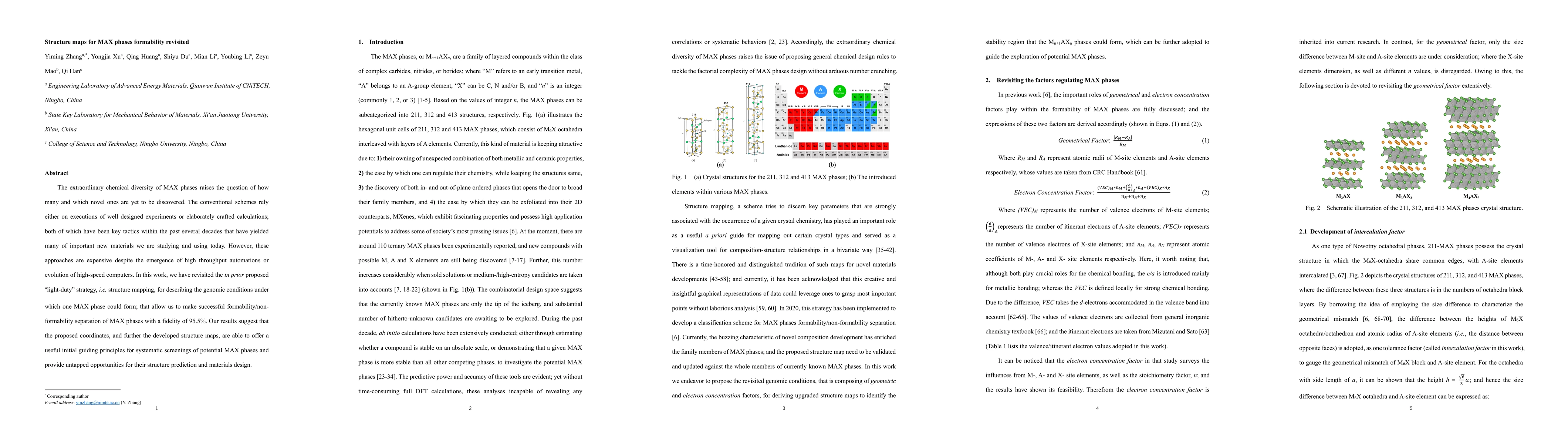 Thumbnail for Structure maps for MAX phases formability revisited