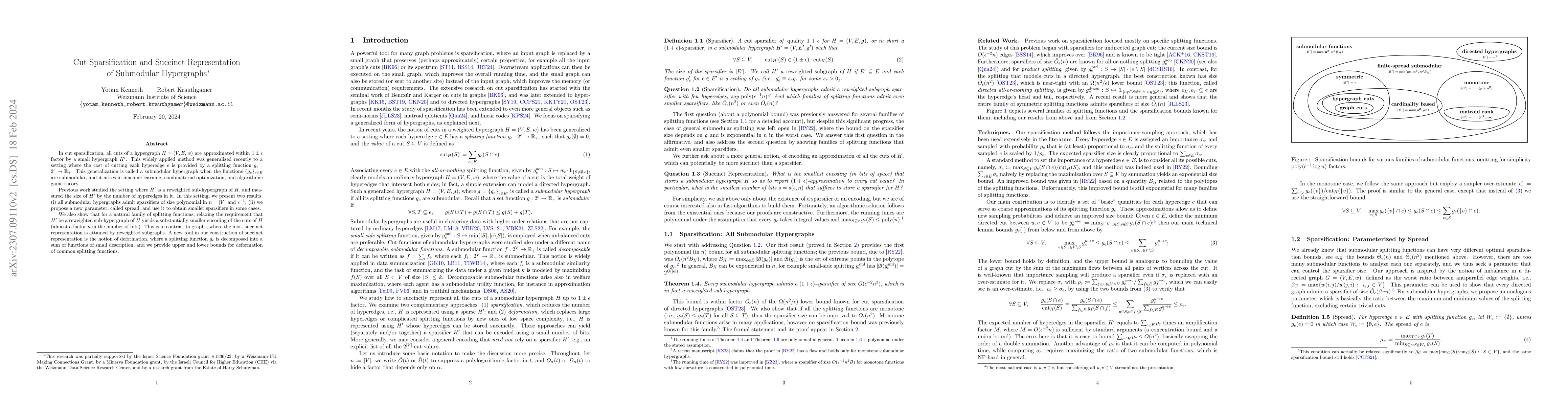 Thumbnail for Cut Sparsification and Succinct Representation of Submodular Hypergraphs