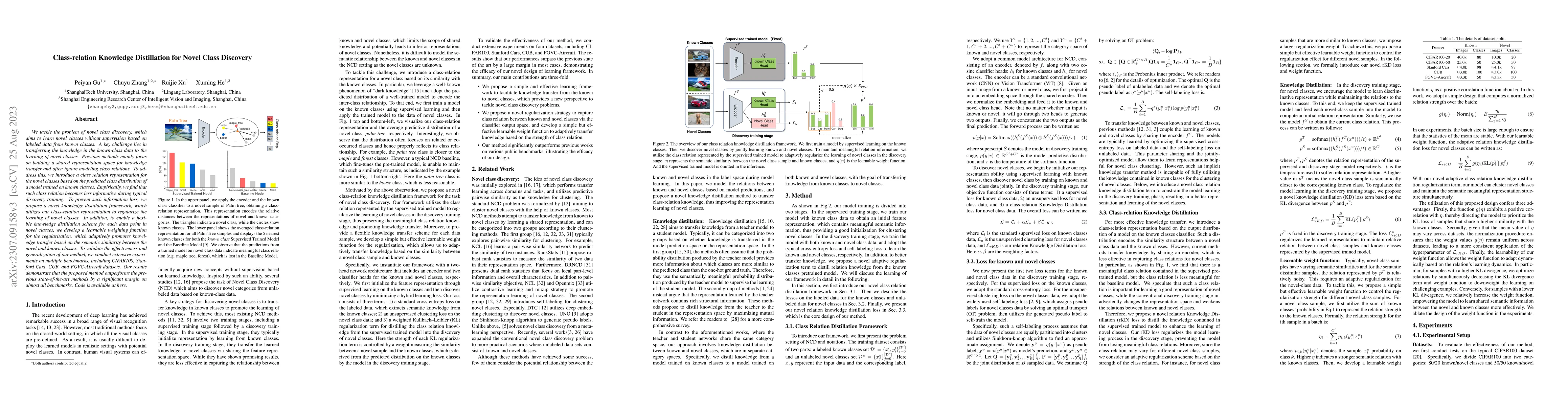 Thumbnail for Class-relation Knowledge Distillation for Novel Class Discovery