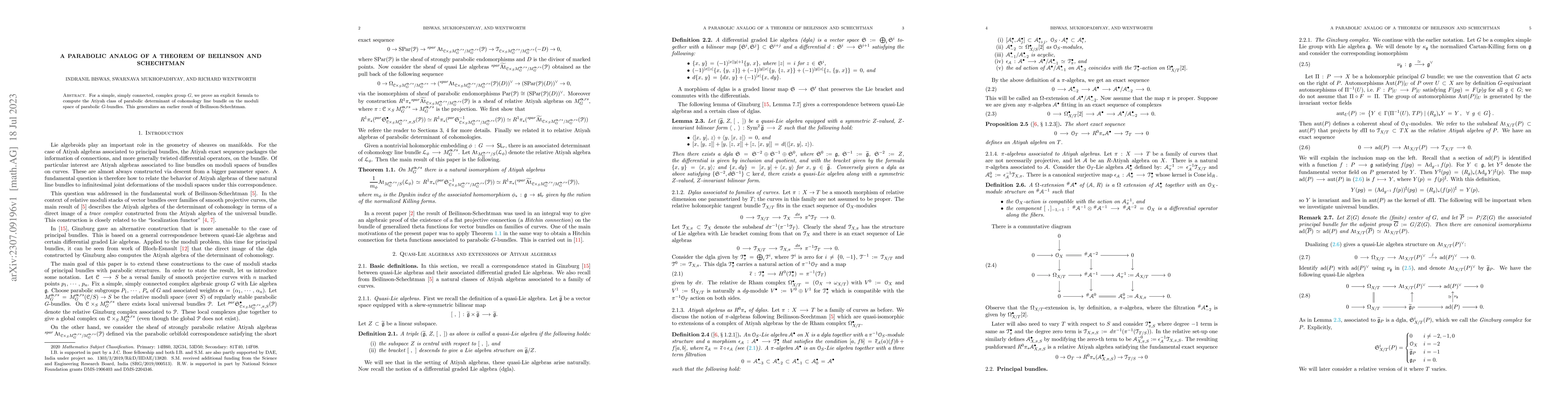Thumbnail for A parabolic analog of a theorem of Beilinson and Schechtman