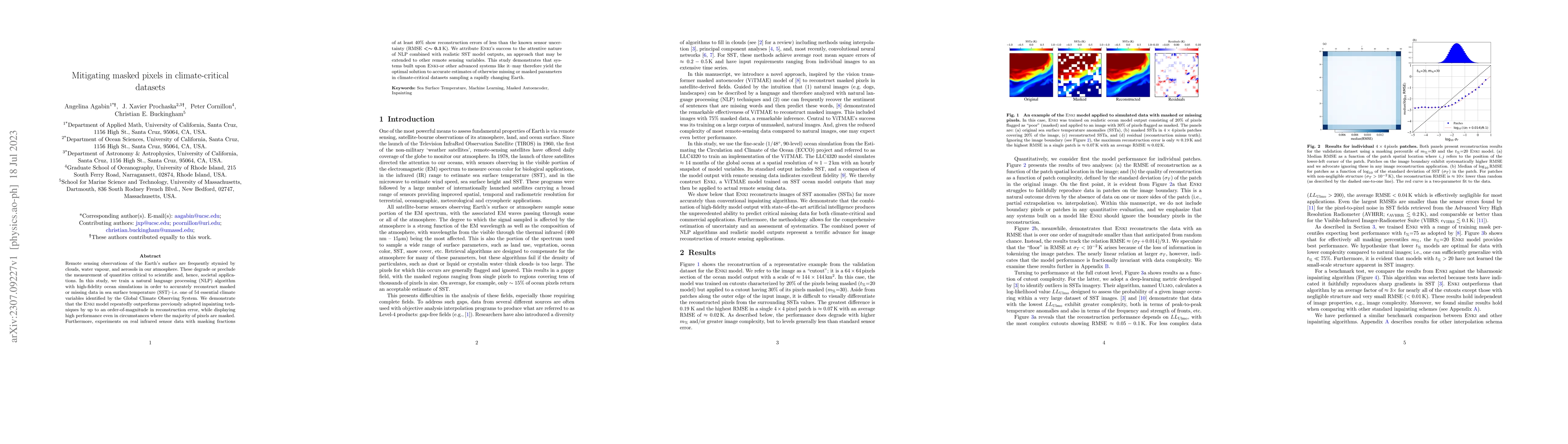 Thumbnail for Mitigating masked pixels in climate-critical datasets