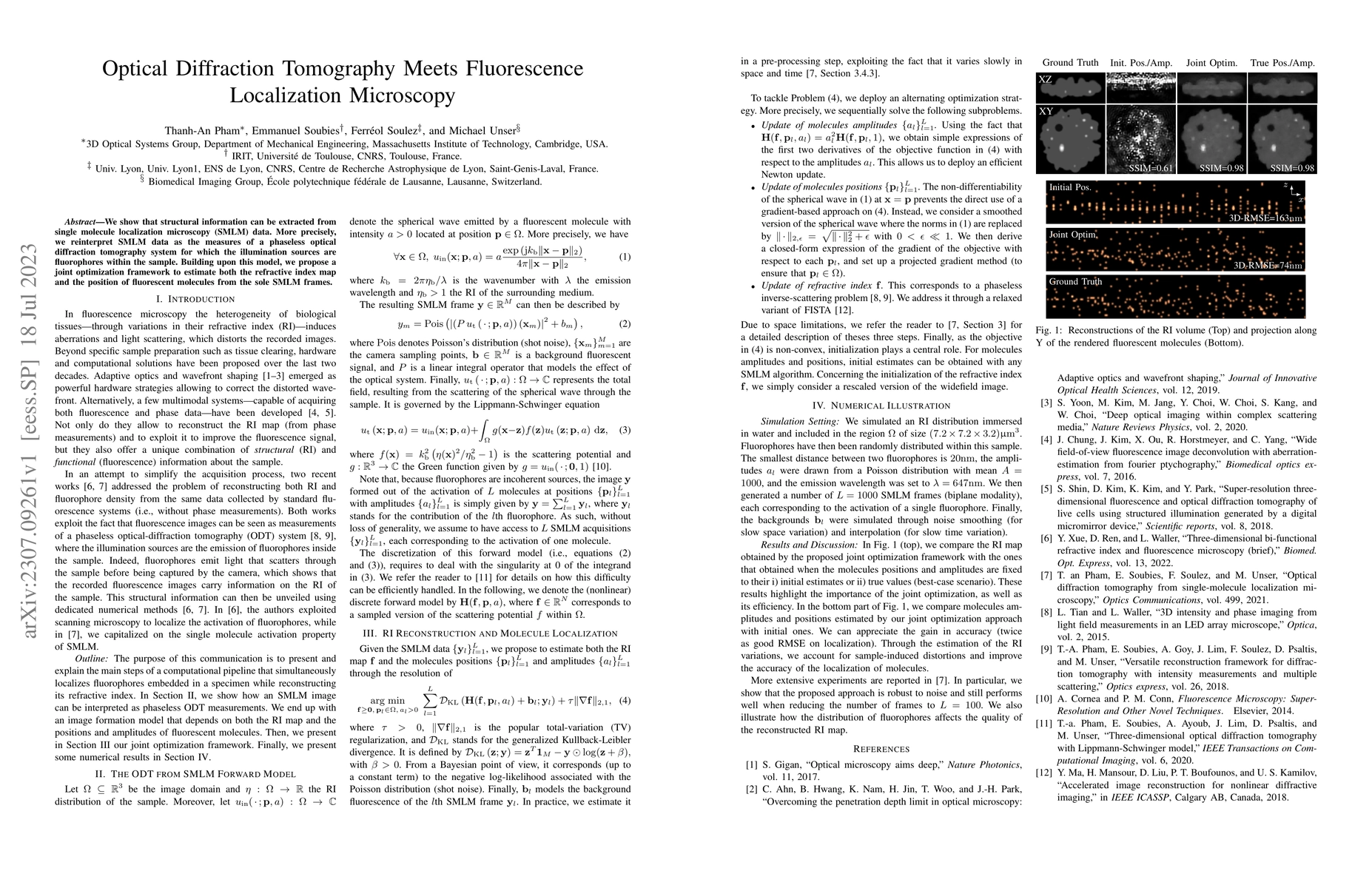 Thumbnail for Optical Diffraction Tomography Meets Fluorescence Localization
  Microscopy