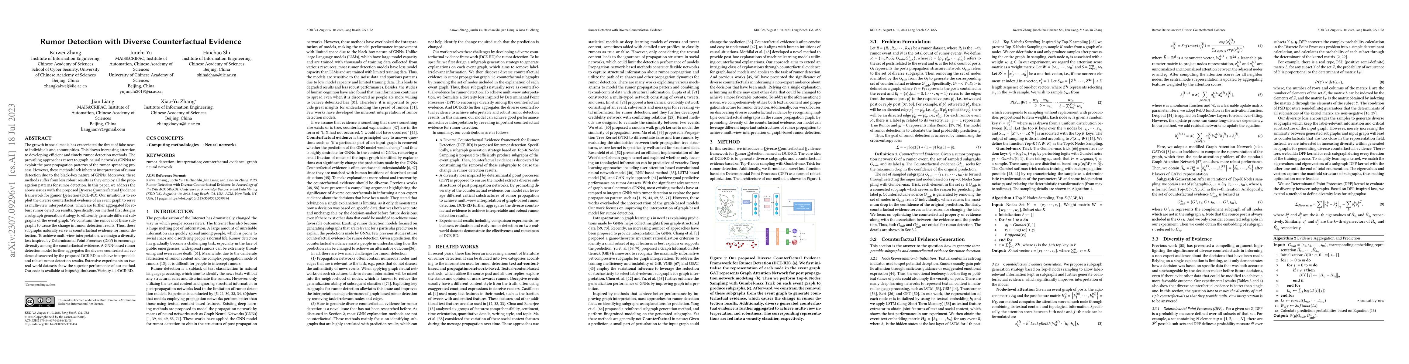 Thumbnail for Rumor Detection with Diverse Counterfactual Evidence