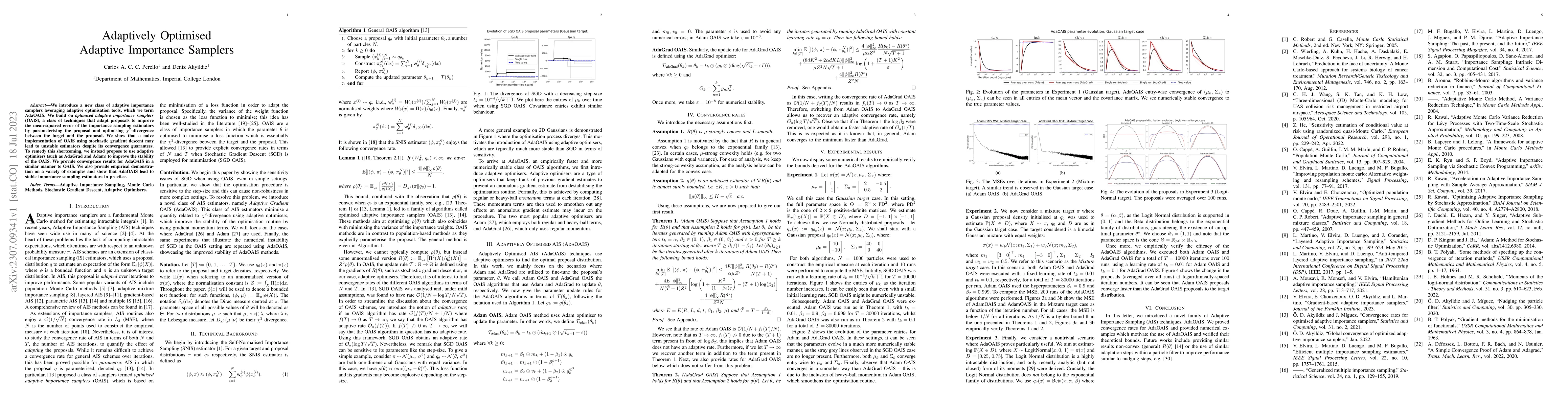 Thumbnail for Adaptively Optimised Adaptive Importance Samplers