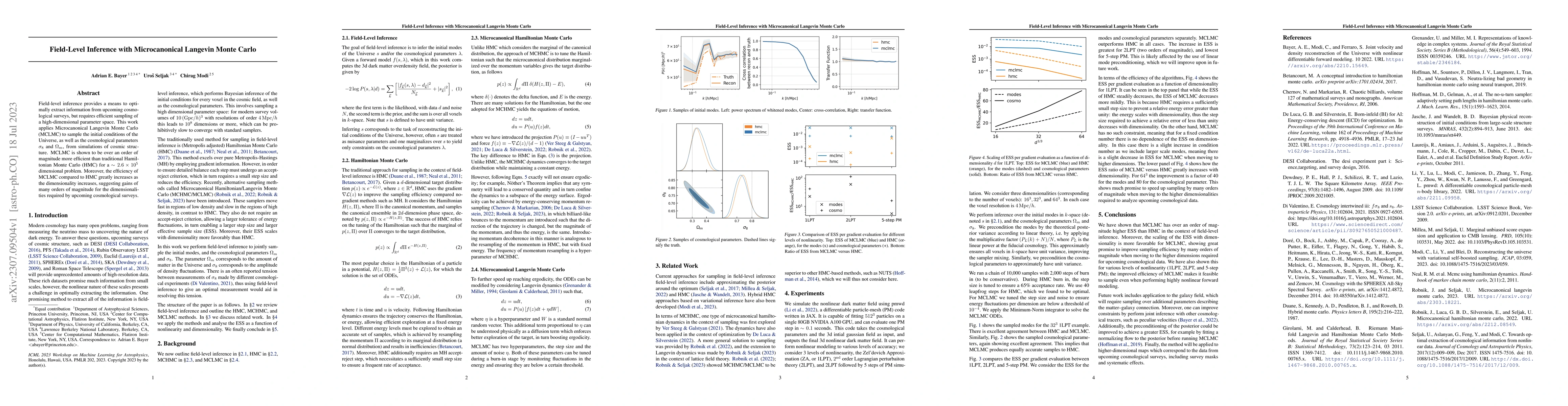 Thumbnail for Field-Level Inference with Microcanonical Langevin Monte Carlo