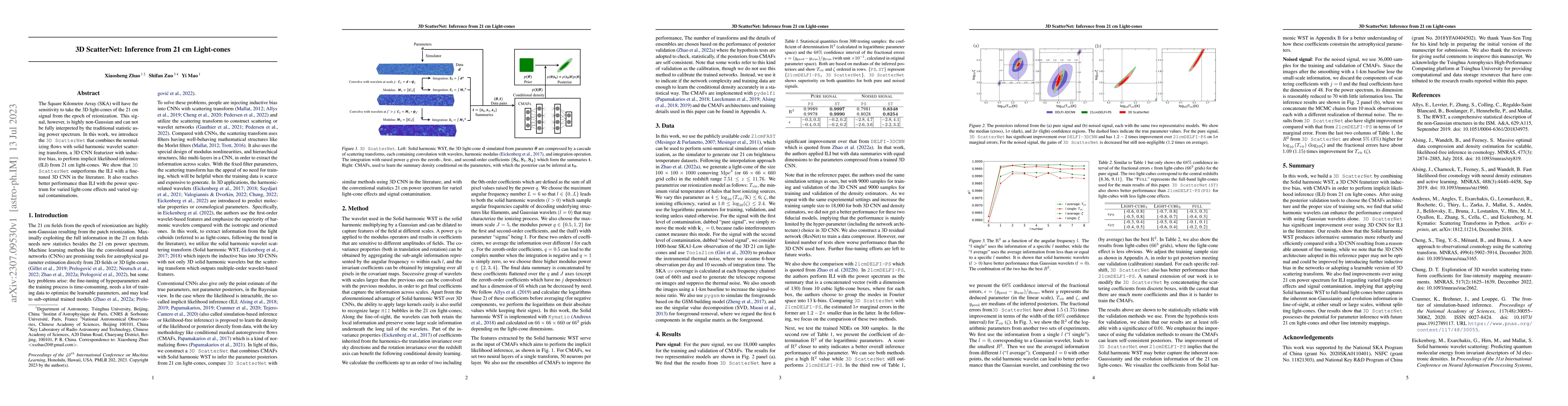 Thumbnail for 3D ScatterNet: Inference from 21 cm Light-cones