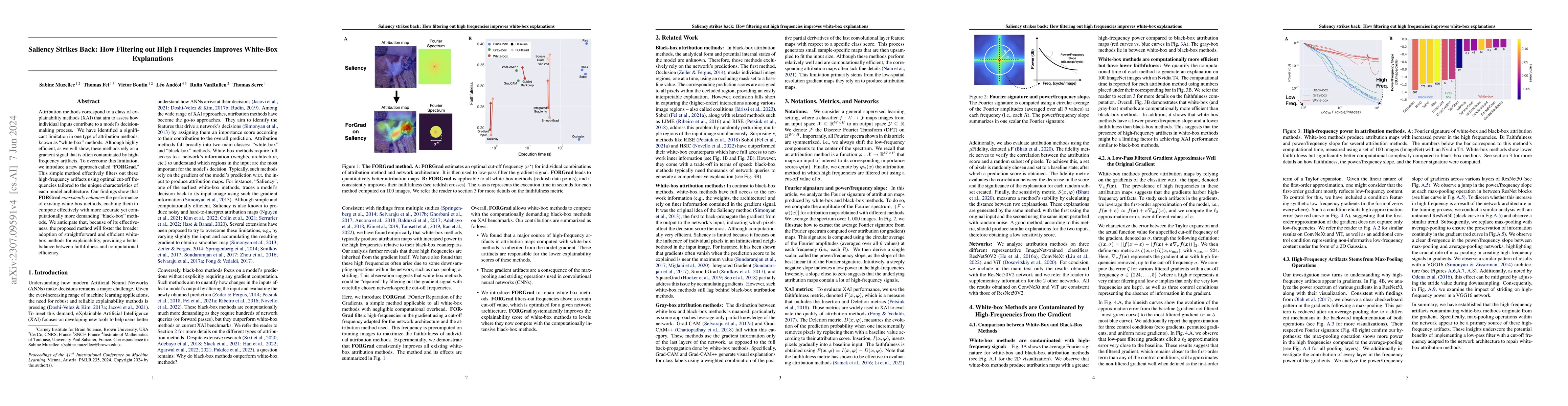 Thumbnail for Saliency strikes back: How filtering out high frequencies improves
  white-box explanations