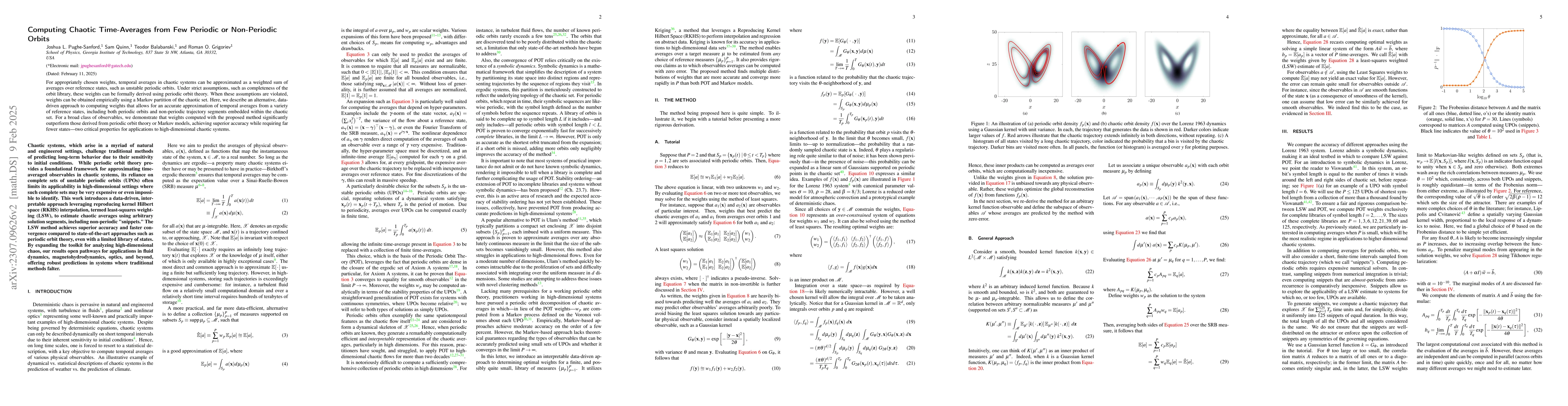 Thumbnail for Computing Chaotic Time-Averages from a Small Number of Periodic Orbits